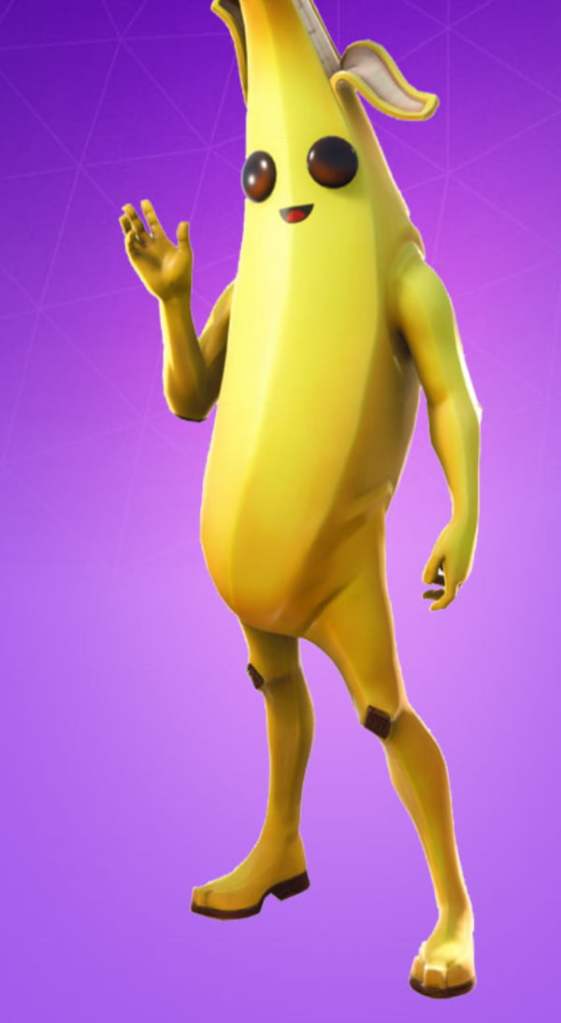 peely, the bright yellow banana man from Fortnite