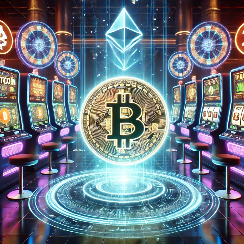 futuristic bitcoin crypto casino