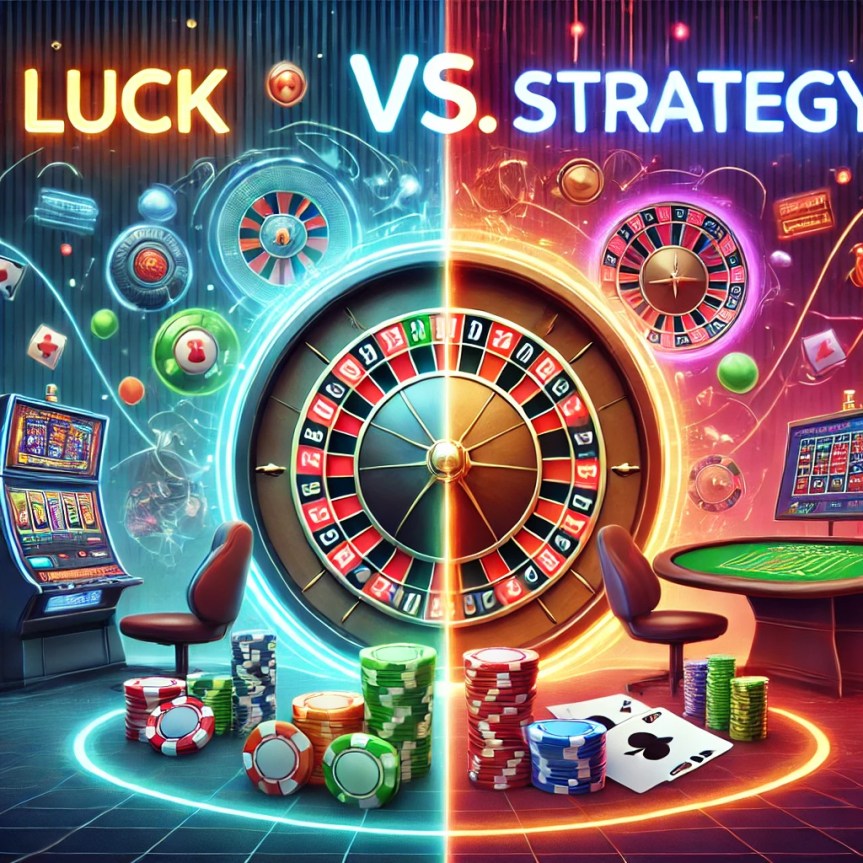 Luck vs. Strategy: Which Online Casino Games Require&nbsp;Skill?